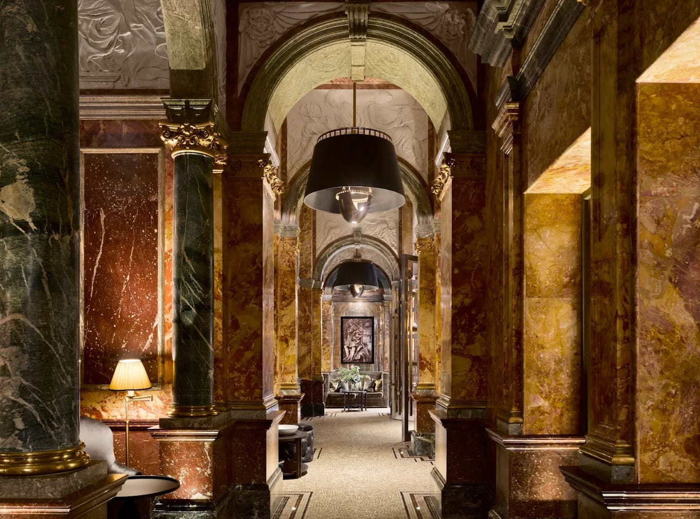 The marble corridor