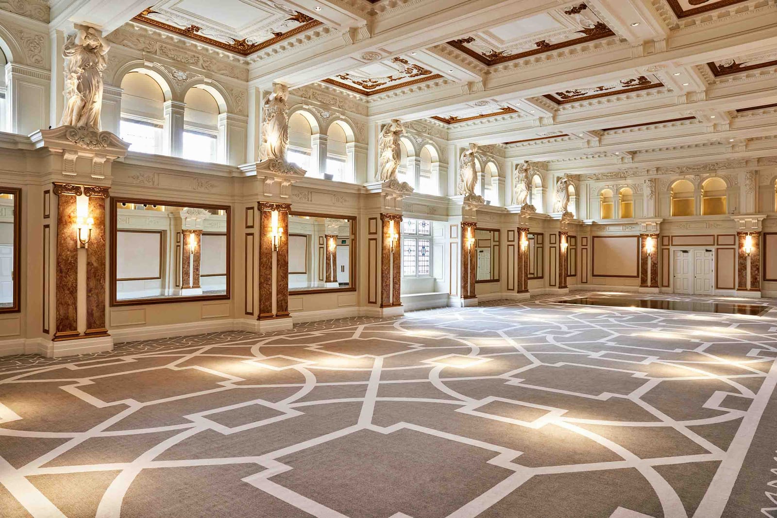 The ballroom, from the door